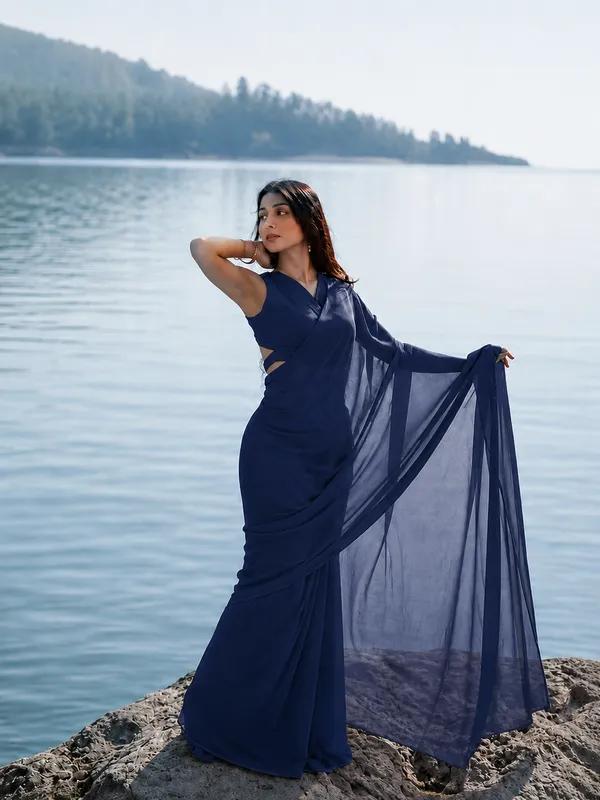 Navy_Blue_Georgette_SAREE_For_WOMEN
