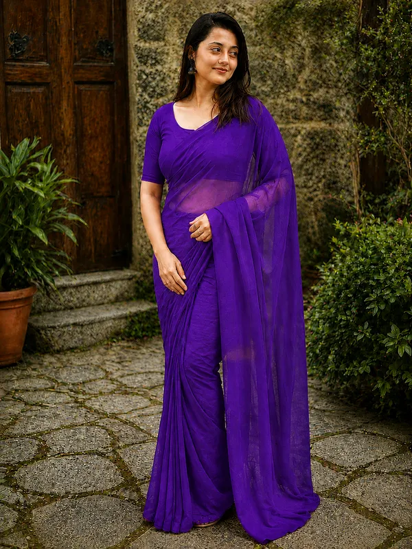 Purple_Georgette_SAREE_For_WOMEN