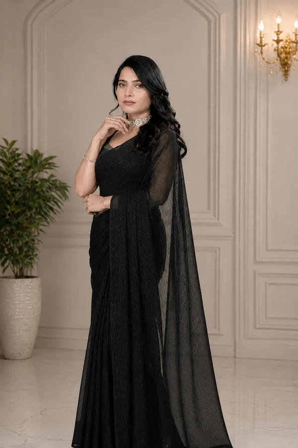 Black_Georgette_SAREE_For_WOMEN