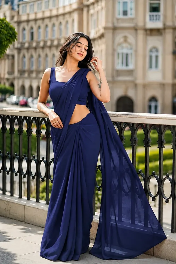 Navy_Blue_Georgette_SAREE_For_WOMEN