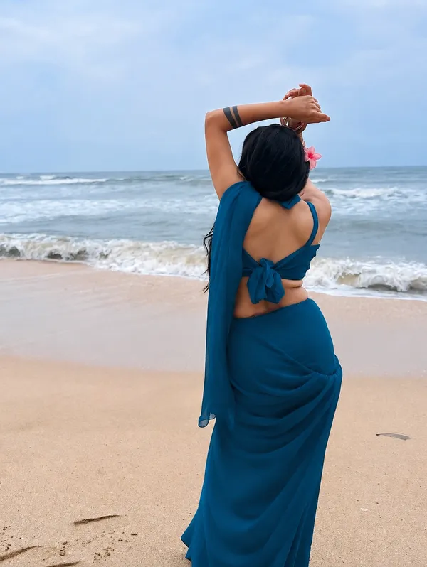 Teal_Blue_Georgette_SAREE_For_WOMEN