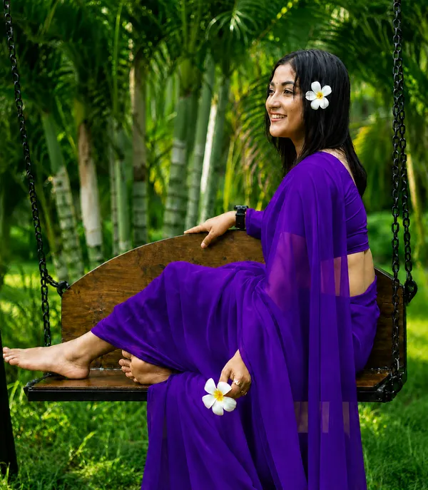 Purple_Georgette_SAREE_For_WOMEN