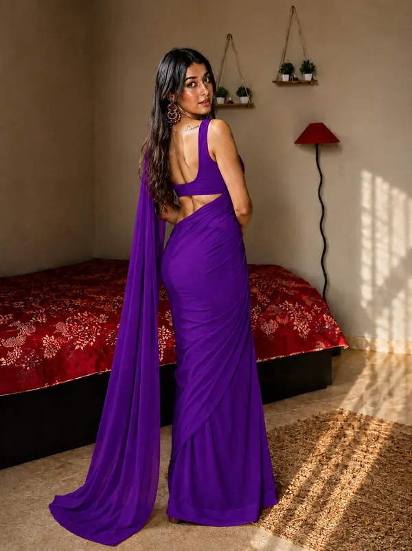 Purple_Georgette_SAREE_For_WOMEN