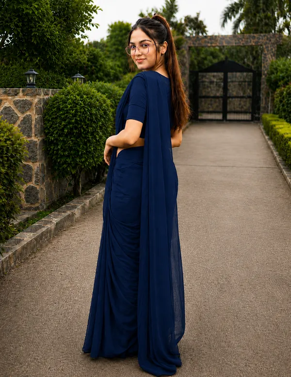 Navy_Blue_Georgette_SAREE_For_WOMEN