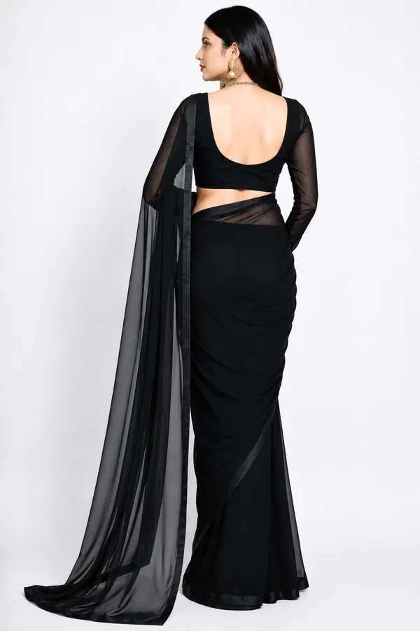 Black_Georgette_SAREE_For_WOMEN