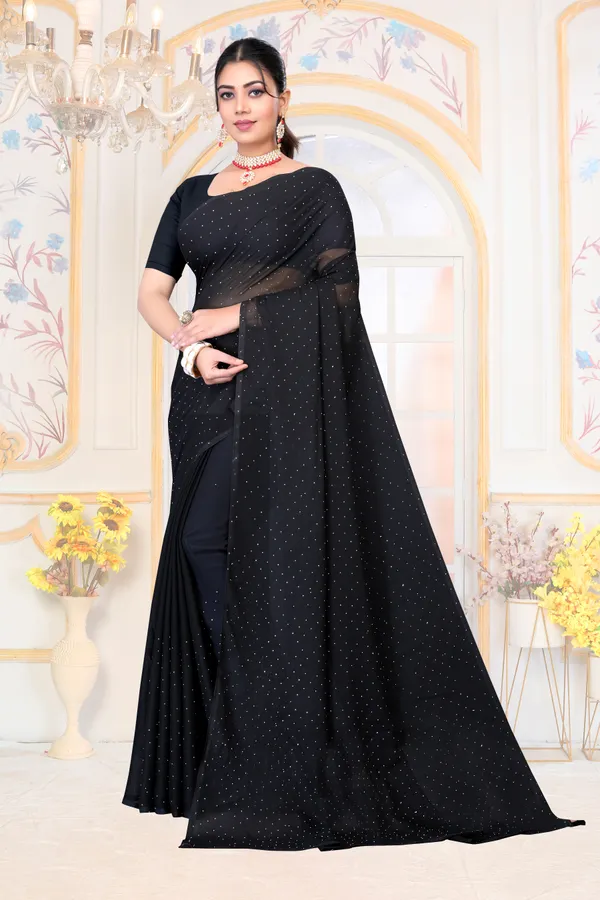 Black_Georgette_SAREE_For_WOMEN
