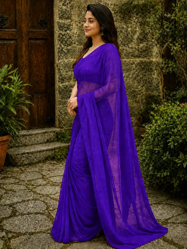 Purple_Georgette_SAREE_For_WOMEN