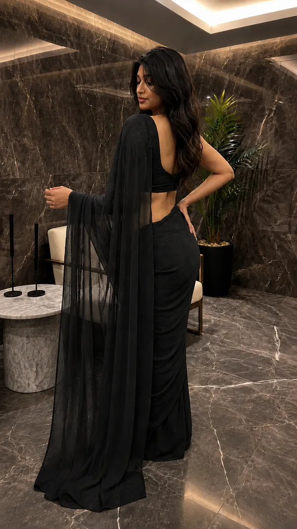 Black_Georgette_SAREE_For_WOMEN