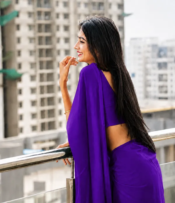 Purple_Georgette_SAREE_For_WOMEN