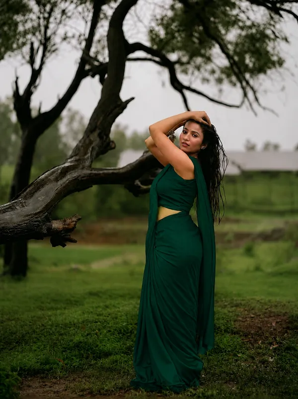 Green_Georgette_SAREE_For_WOMEN