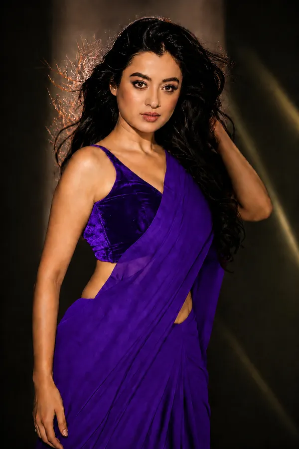 Purple_Georgette_SAREE_For_WOMEN