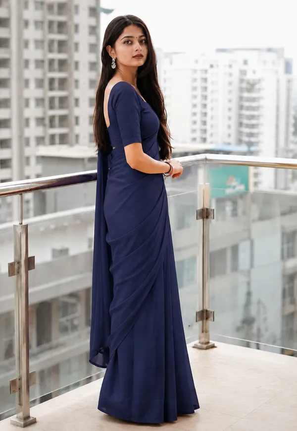 Navy_Blue_Georgette_SAREE_For_WOMEN