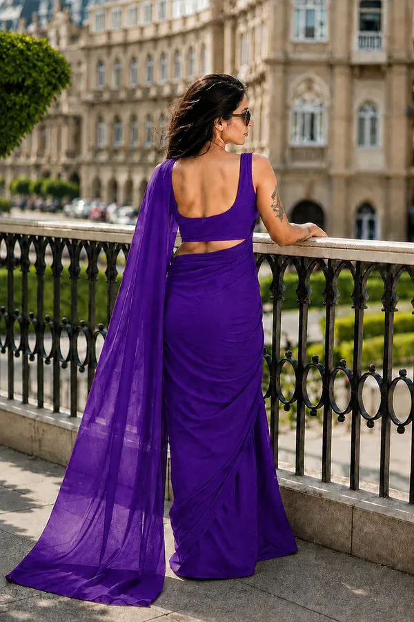 Purple_Georgette_SAREE_For_WOMEN