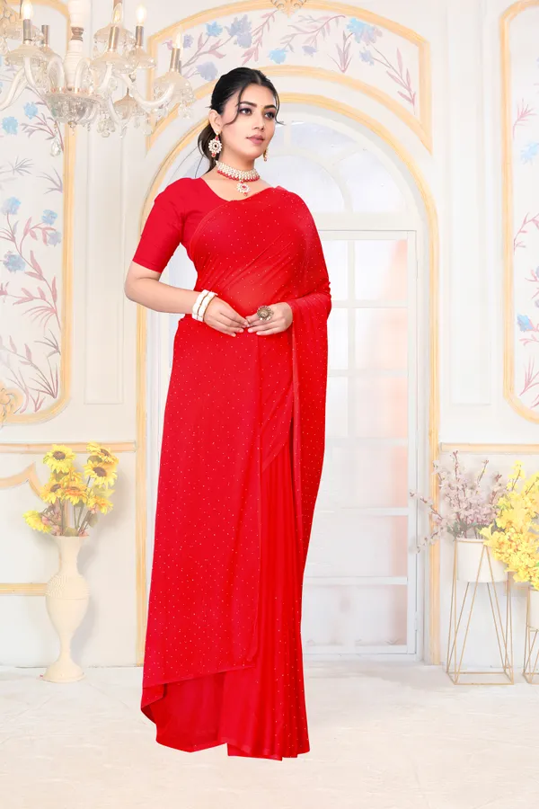 Red_Georgette_SAREE_For_WOMEN