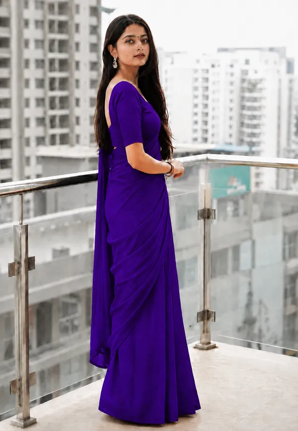 Purple_Georgette_SAREE_For_WOMEN