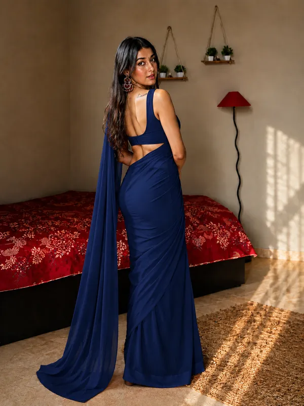 Navy_Blue_Georgette_SAREE_For_WOMEN