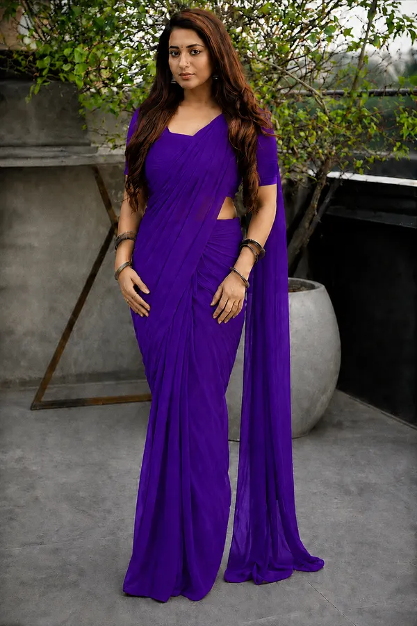 Purple_Georgette_SAREE_For_WOMEN