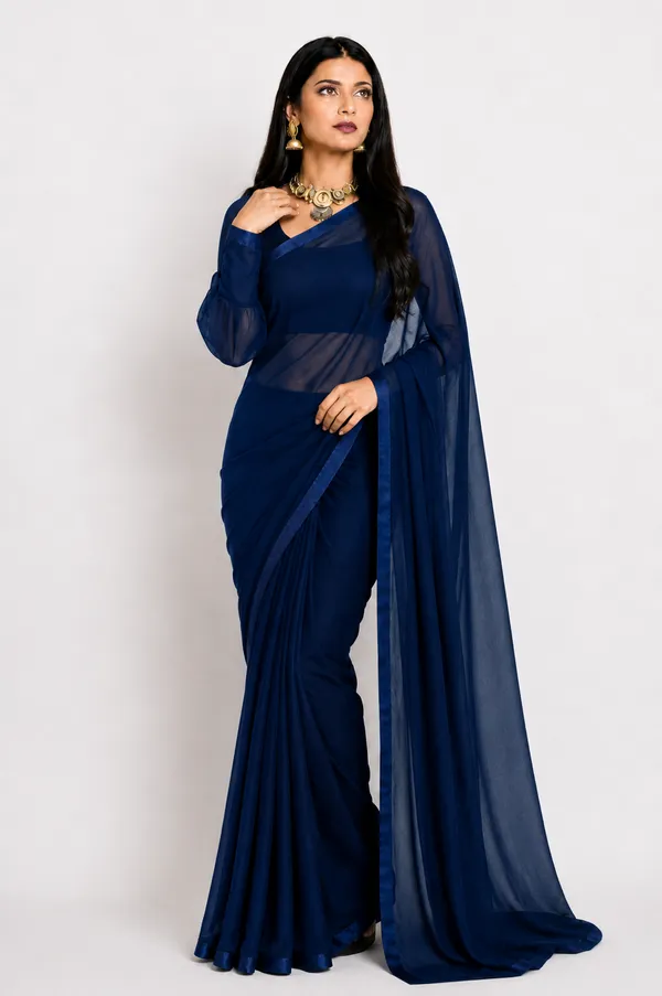 Navy_Blue_Georgette_SAREE_For_WOMEN