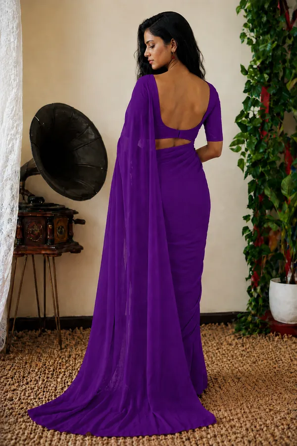 Purple_Georgette_SAREE_For_WOMEN