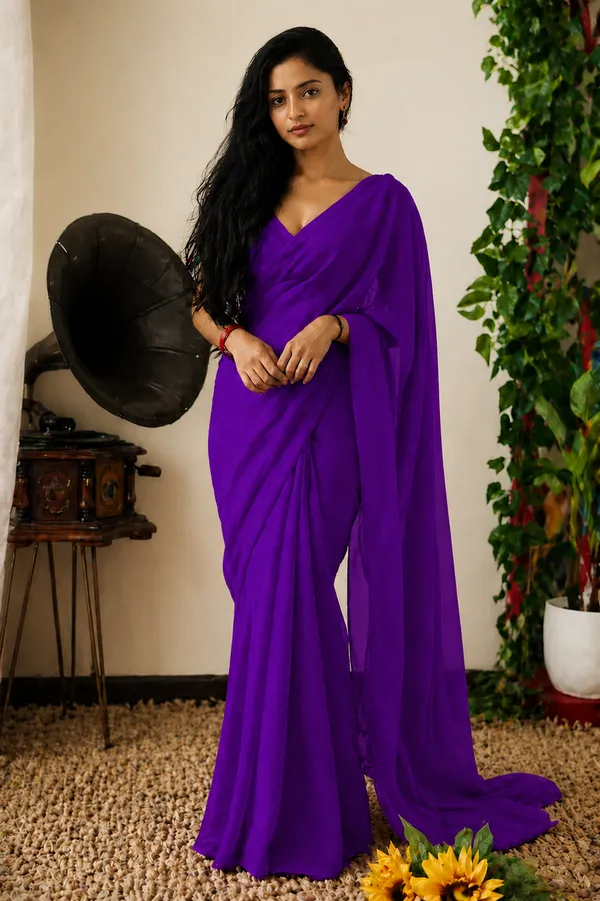 Purple_Georgette_SAREE_For_WOMEN
