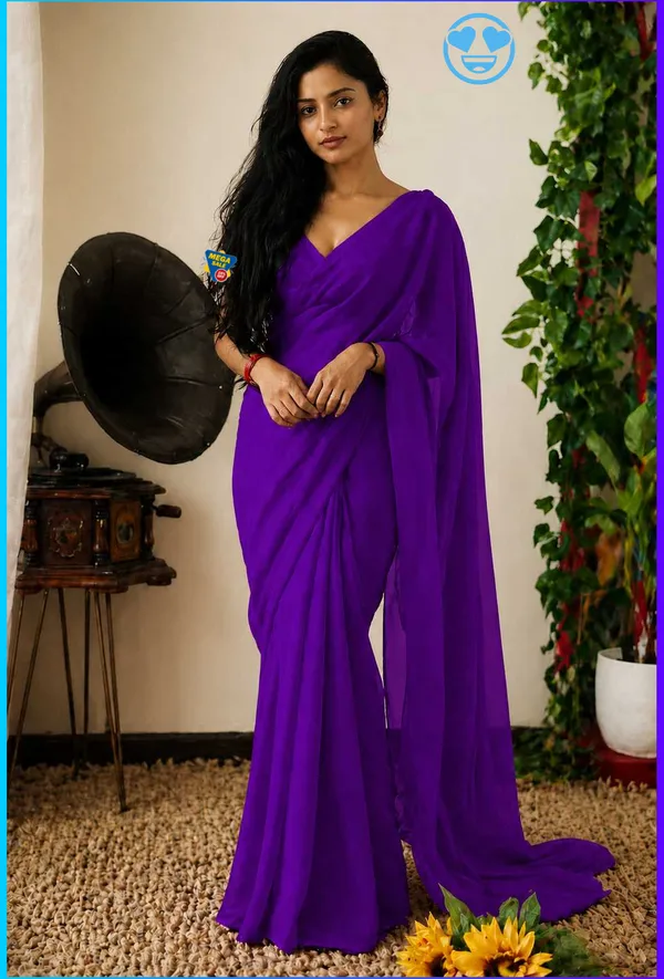 Purple_Georgette_SAREE_For_WOMEN