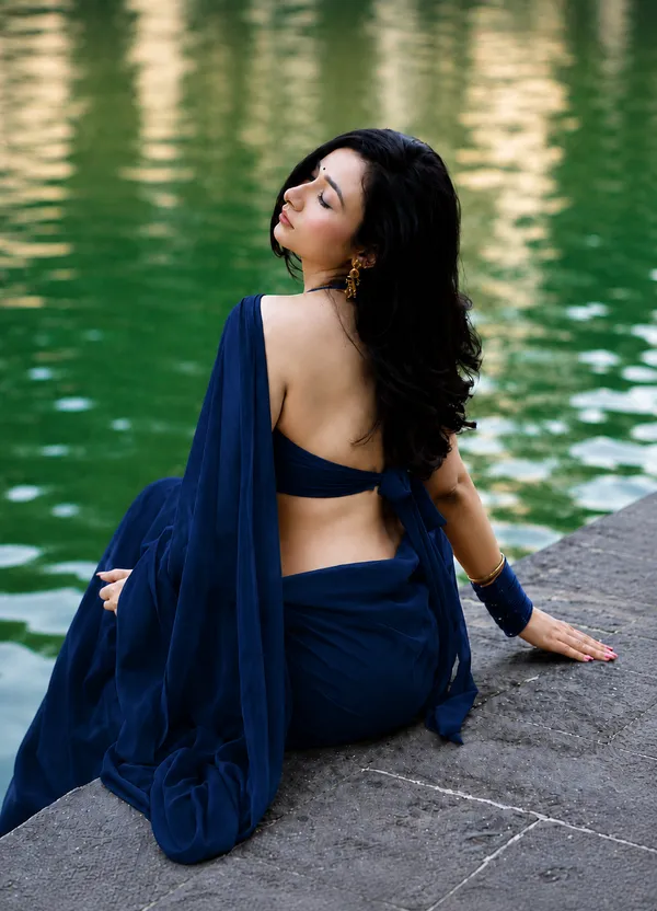 Navy_Georgette_SAREE_For_WOMEN