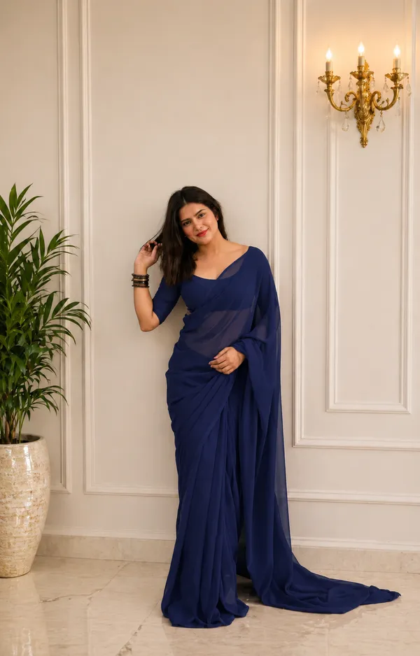 Navy_Blue_Georgette_SAREE_For_WOMEN