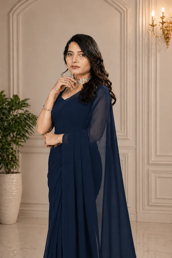 Navy_Blue_Georgette_SAREE_For_WOMEN