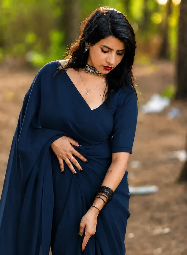 Navy_Blue_Georgette_SAREE_For_WOMEN