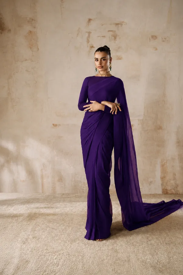 Purple_Georgette_SAREE_For_WOMEN