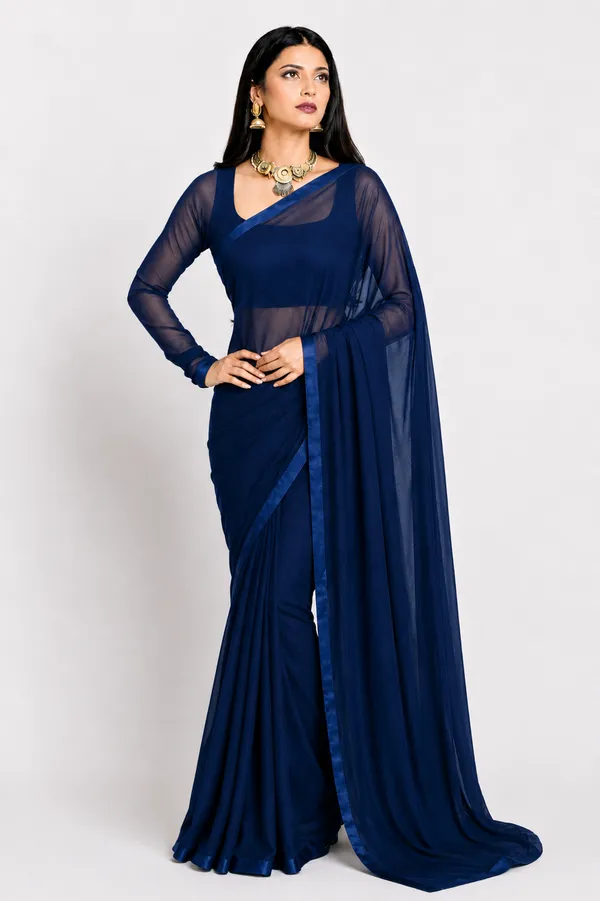 Navy_Blue_Georgette_SAREE_For_WOMEN