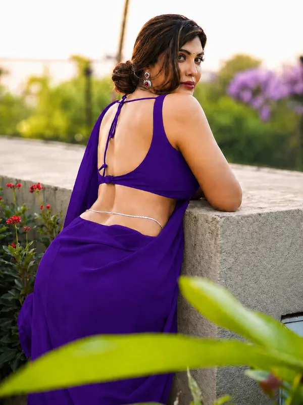 Purple_Georgette_SAREE_For_WOMEN