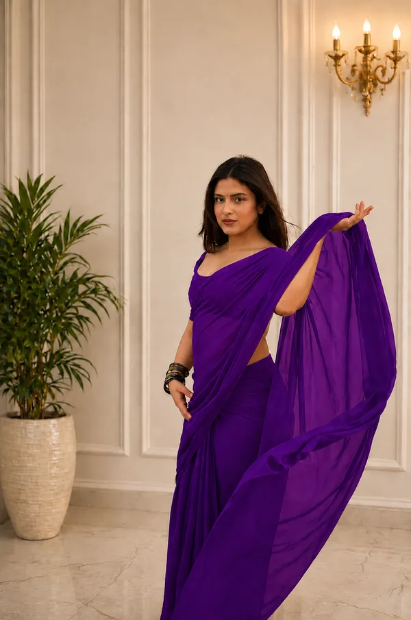 Purple_Georgette_SAREE_For_WOMEN