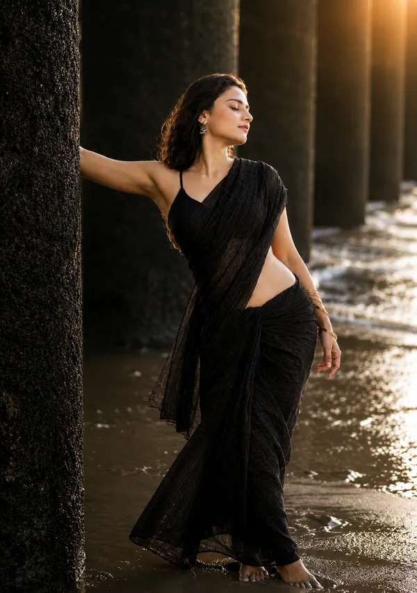 Black_Georgette_SAREE_For_WOMEN