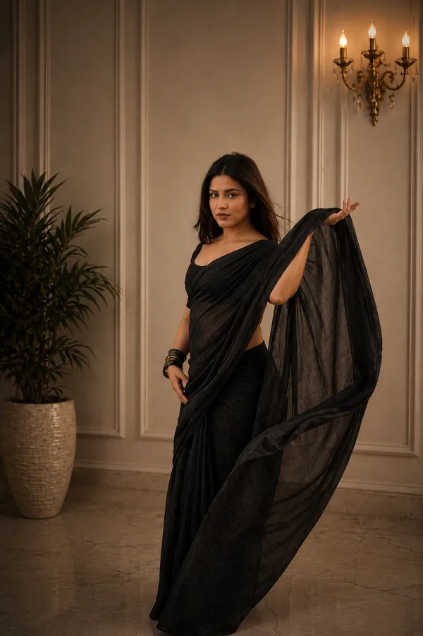 Black_Georgette_SAREE_For_WOMEN