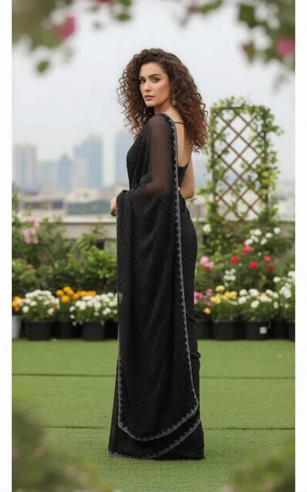 Black_Georgette_SAREE_For_WOMEN