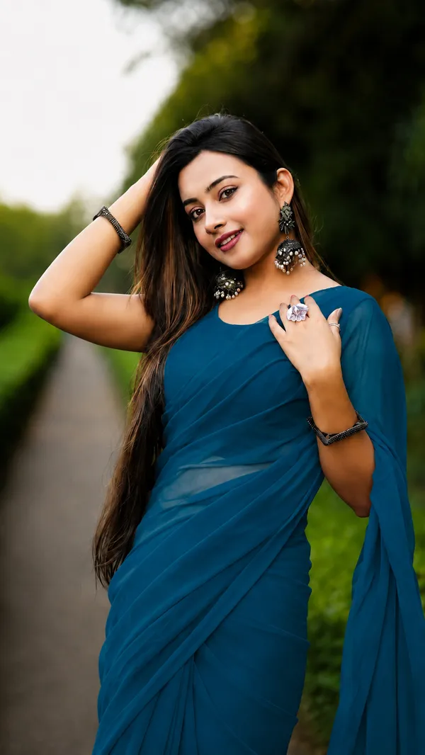 Blue_Georgette_SAREE_For_WOMEN