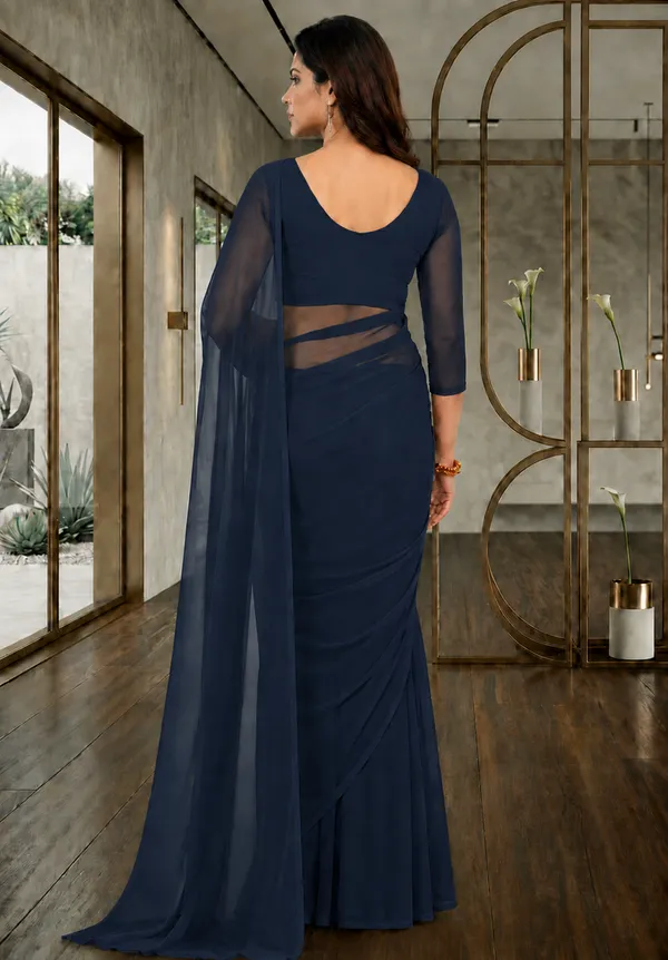 Navy_Blue_Georgette_SAREE_For_WOMEN