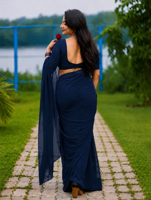 Navy_Blue_Georgette_SAREE_For_WOMEN
