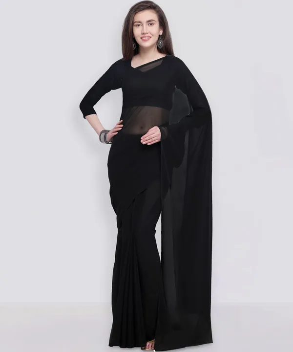 Black_Georgette_SAREE_For_WOMEN