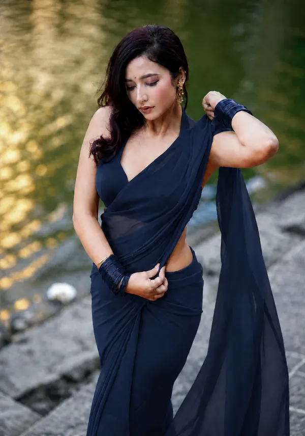 Navy_Georgette_SAREE_For_WOMEN