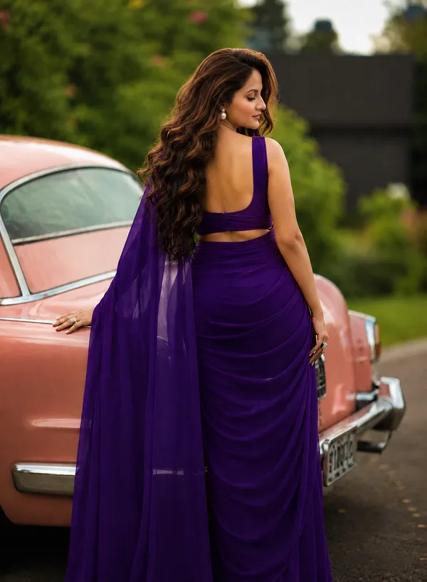 Purple_Georgette_SAREE_For_WOMEN