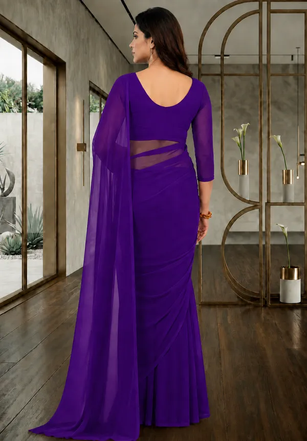 Purple_Georgette_SAREE_For_WOMEN