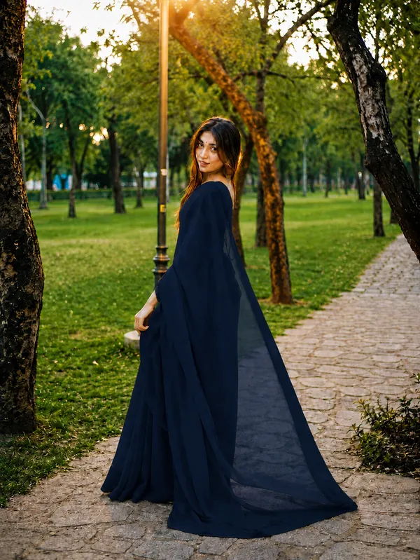 Navy_Blue_Georgette_SAREE_For_WOMEN