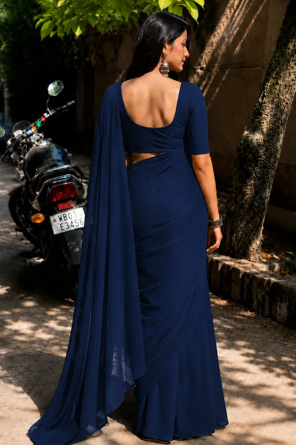 Navy_Georgette_SAREE_For_WOMEN
