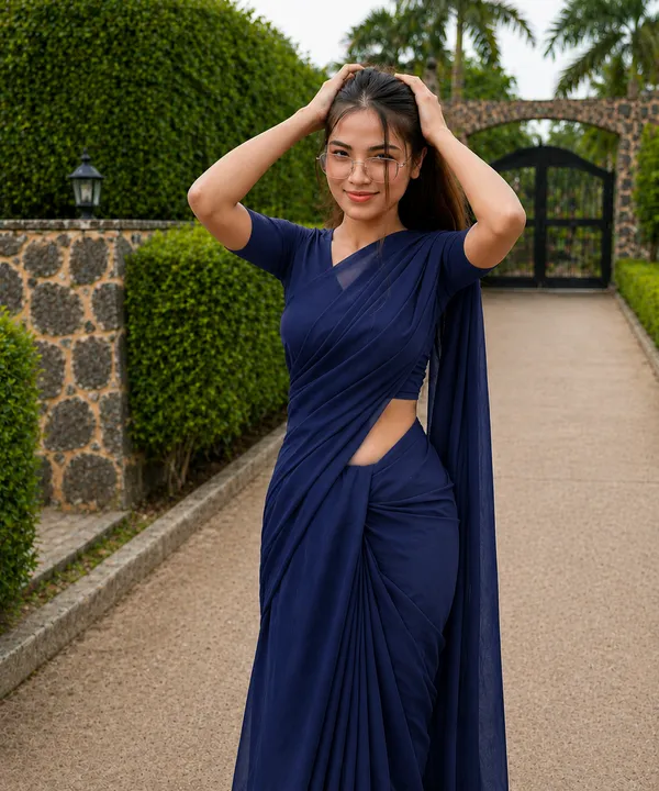 Navy_Blue_Georgette_SAREE_For_WOMEN