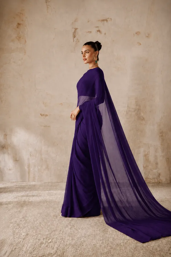 Purple_Georgette_SAREE_For_WOMEN