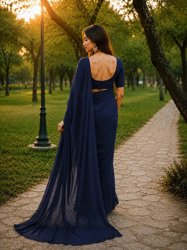 Navy_Blue_Georgette_SAREE_For_WOMEN