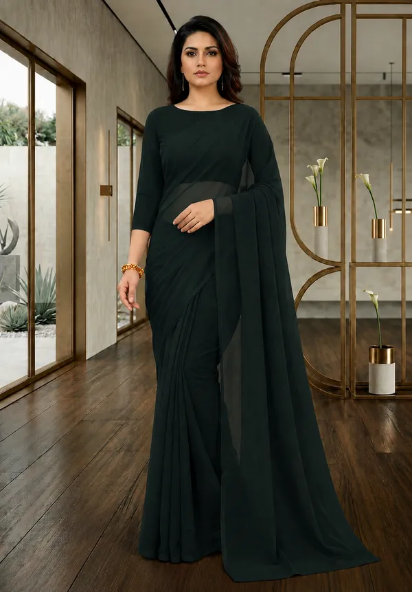Black_Georgette_SAREE_For_WOMEN