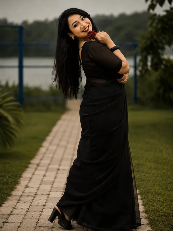 Black_Georgette_SAREE_For_WOMEN